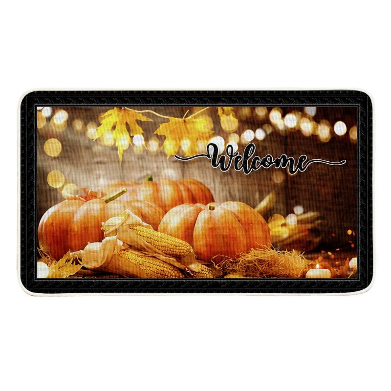 Cross Border Linen Floor Mat, Door Mat, Kitchen Carpet, Bedroom Non-slip Rubber, Household Floor Mat, Bathroom Mat, Outdoor Floor Mat