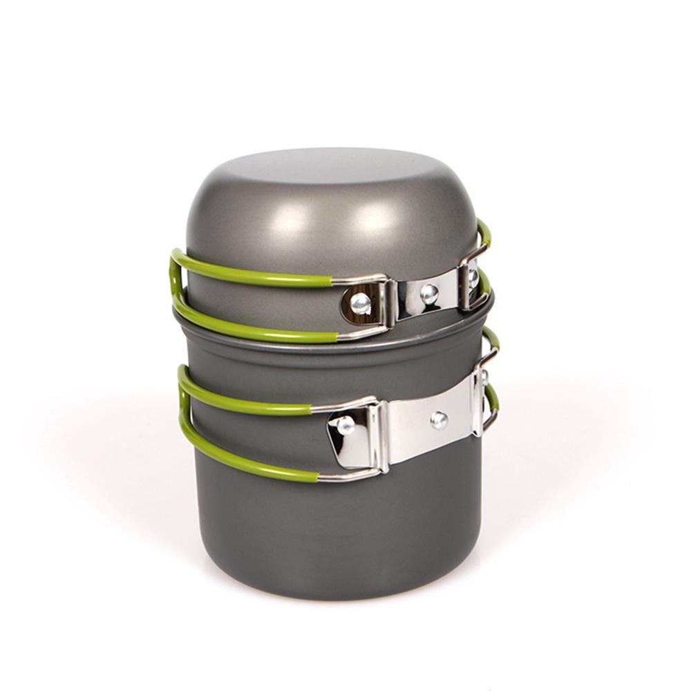 Equipment Aluminum Hiking Backpacking Pots and Pans Bowl Set Outdoor Tableware Camping Cookware