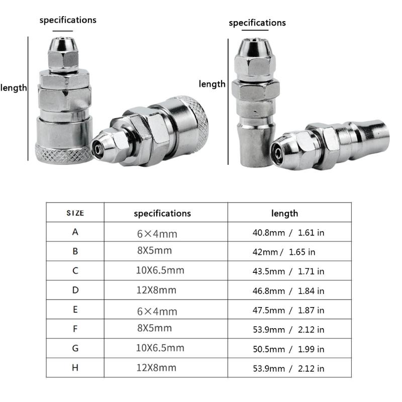 High Performances C Type Quick Connector For Air Tool Crafted From Wear Resistant Iron Ideal For Various Applications