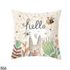 Rabbit Egg Print Pattern Cushion Cover Home Decoration House Living Room Sofa Cushion Cover