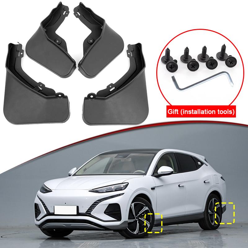 Car Styling For BYD Denza N7 2023 2024 2025 ABS Car Mud Flaps Splash Guard Mudguards MudFlaps Front Rear Fender Auto Accessories