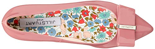 JILL STUART SHOE Women's Rain Shoes, Ribbon Motif All-Weather Pumps, Pink Enamel, Size 23.0 Cm, E