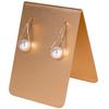 Metal Stud Dangle Earrings Display Rack T Bar Stand Jewelry Hanger Organizer Holder Eardrop Freestanding Shelf