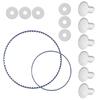 Belt Plastic Wheel Screws 9-100-1017 Replacement Belt Kit For BlackMax 360380 Pool Cleaners Garden Outdoor Living Pools Spas