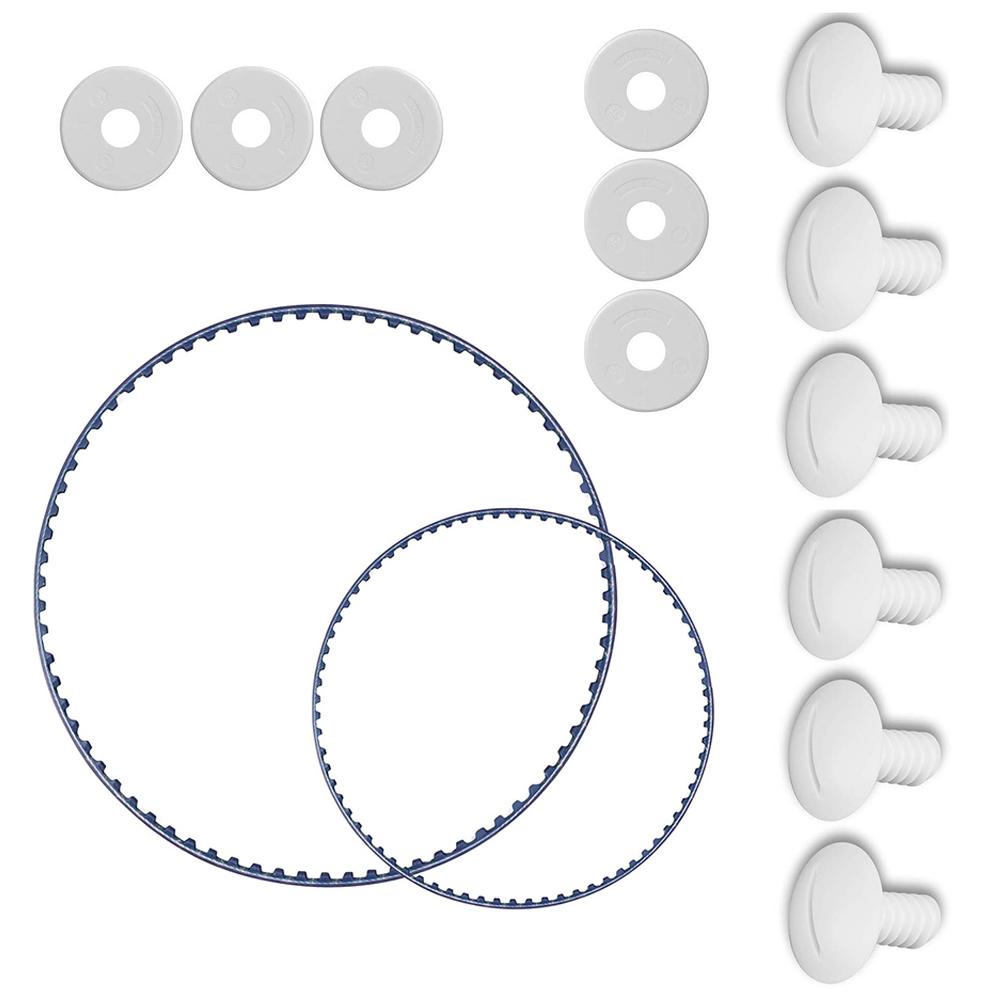 Belt Plastic Wheel Screws 9-100-1017 Replacement Belt Kit For BlackMax 360380 Pool Cleaners Garden Outdoor Living Pools Spas