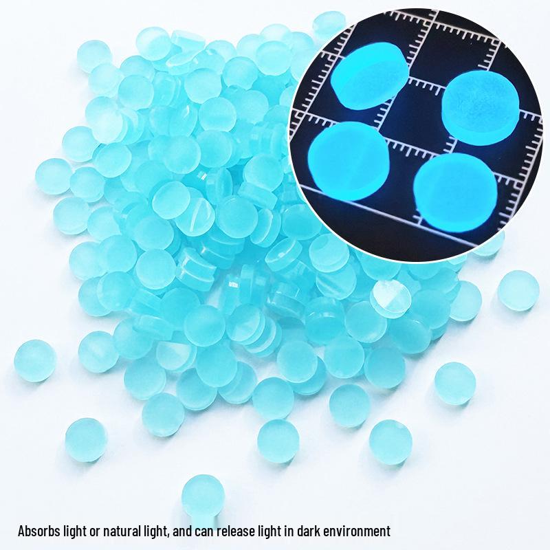 200g Bunte Runde Acryl-Mosaiksteine für DIY-Kunstprojekte