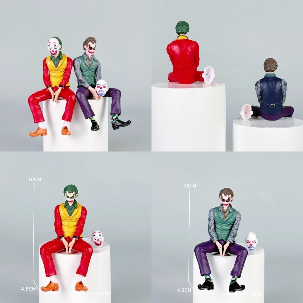 Joker Car Ornament Pvc Action Figure With Removable Mask For Vehicles