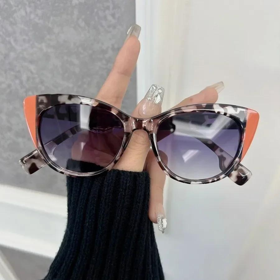 

Повседневные ретро солнцезащитные очки кошачий глаз женские мужские винтажные квадратные женские мужские очки маленькая оправа модные Other