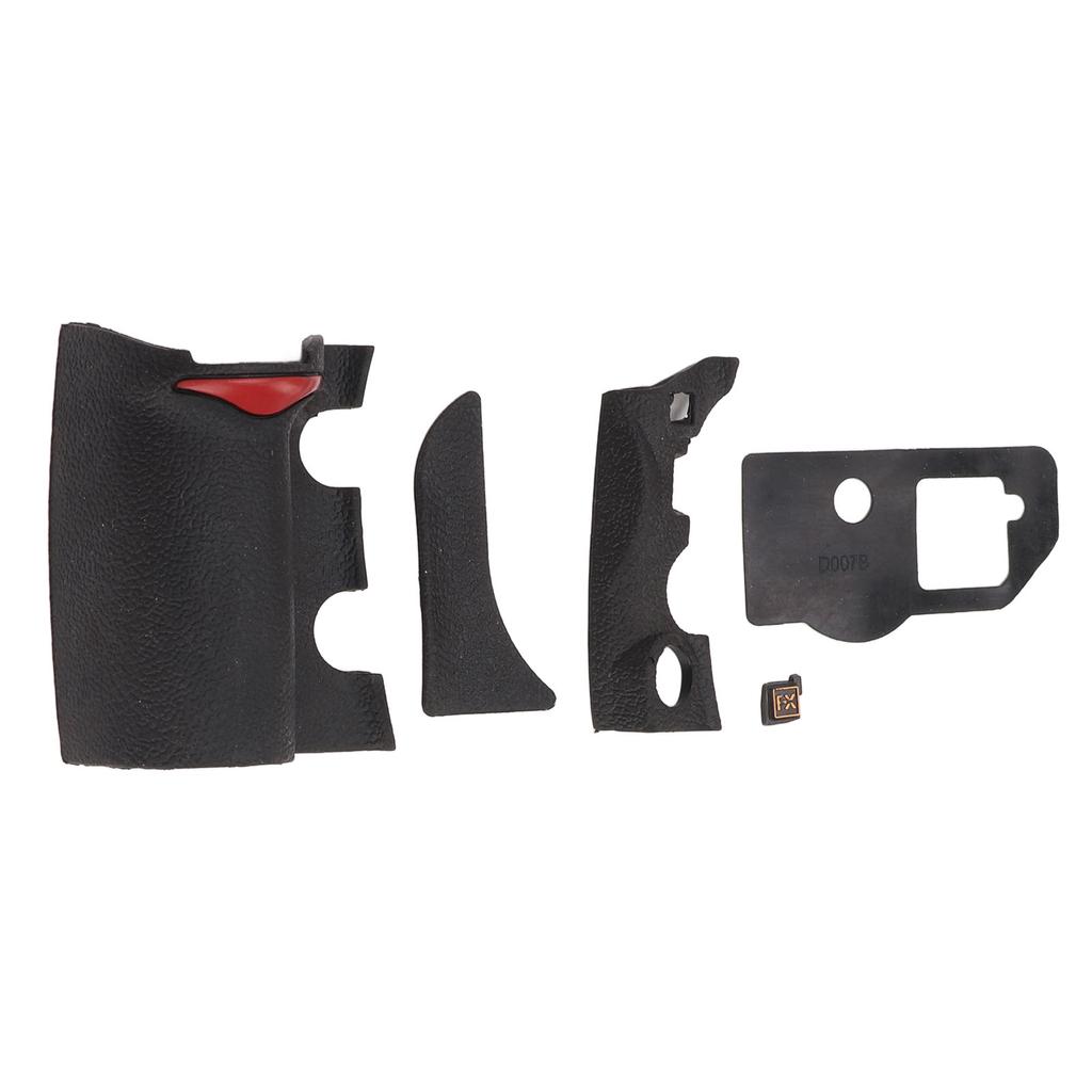 Kamera Gehäuse Schalen Set Griff Daumen Unterseite Gummiabdeckung Ecketikett für Nikon D700 SLR Kamera