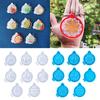 8 Piezas Moldes de Fundición de Resina Moldes para Colgantes Moldes de Manualidades Decoraciones de Pared Navideñas Moldes para Adornos Material de Silicona para Manualidades
