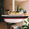 Mini Blocks Titanic Building Blocks Model Big Size 60cm Figures Educational Toys Boat Kids Gifts