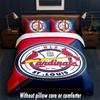 St. Louis Cardinals Design Bed Bedding Set 1 Duvet Cover + 2 Pillowcases Soft Breathable Household Bed Linens