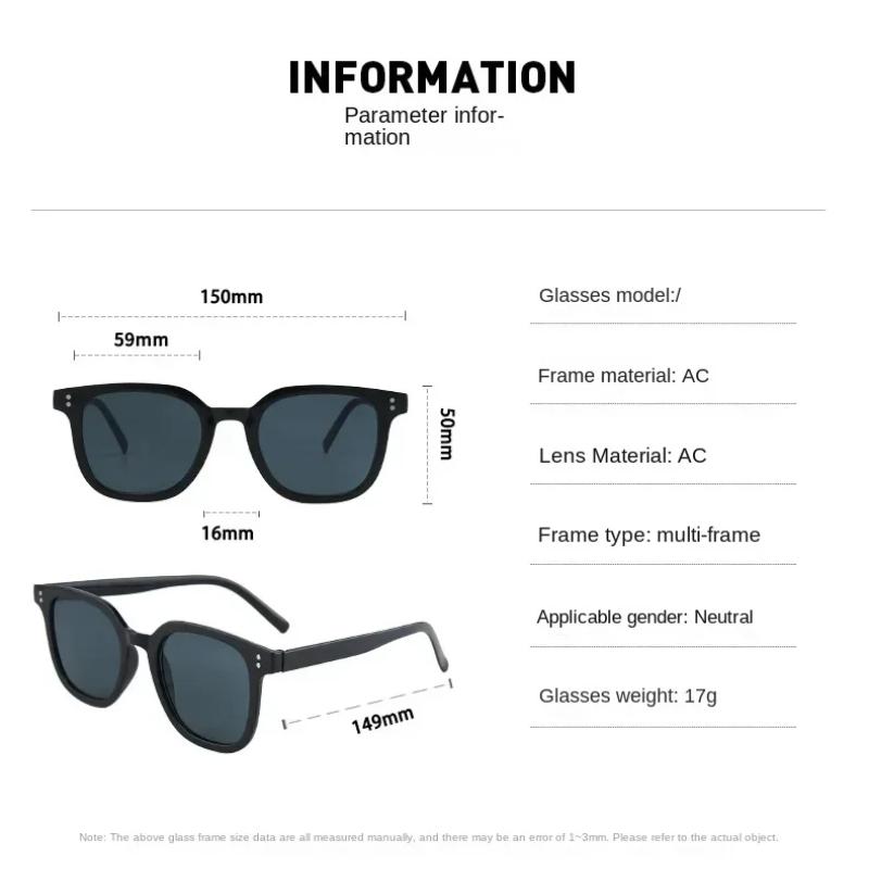 Summer Pink Sunglasses Sun Protection Men's Fashion Sunglasses European and American Women's Personality Square-Rimmed Glas