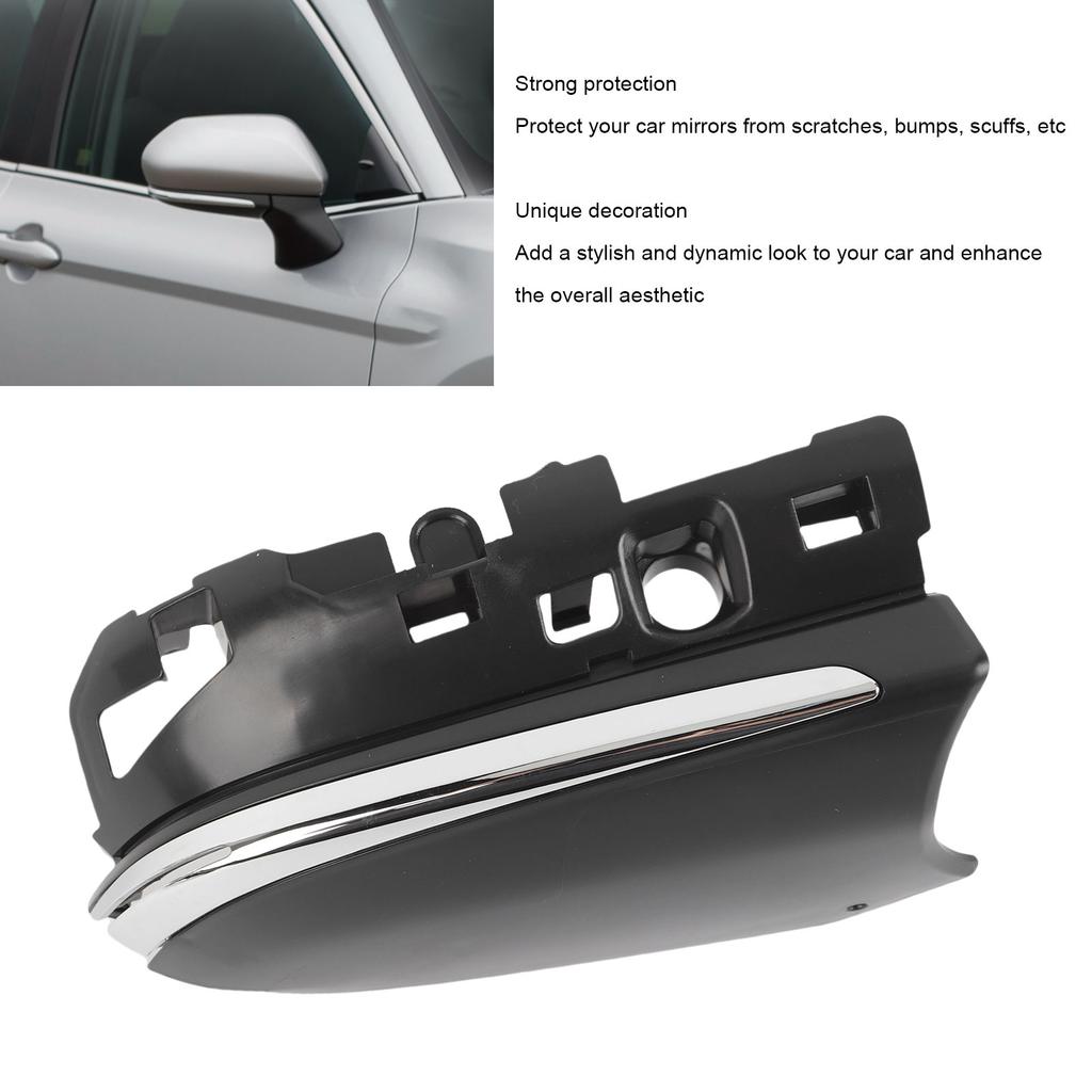 Rearview Mirror with Sequin Stylish Outer Door Wing Mirror Cover Exterior Decoration Trims Car Rear View Mirror Housing