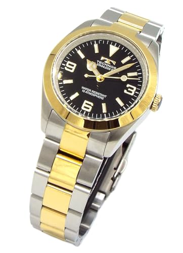 TECHNOS watch TASM920ATB, 36mm Men s Stainless Steel Watch with 369 Indexes [Parallel Import]