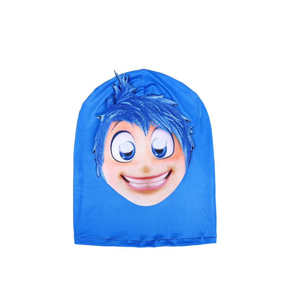 Anime MovieInside Out Joy Disgust Anger Sadness Cosplay Costume Headgear Halloween PartyGame Mask