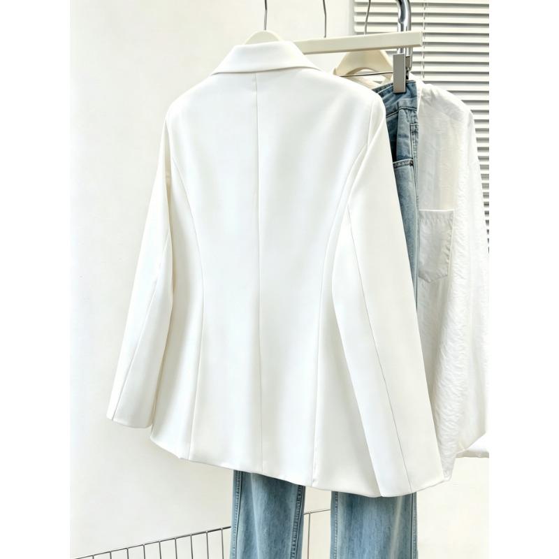 Damen Slim Fit Professionelles Temperament Pendler Design Kleiner Blazer Oberbekleidung