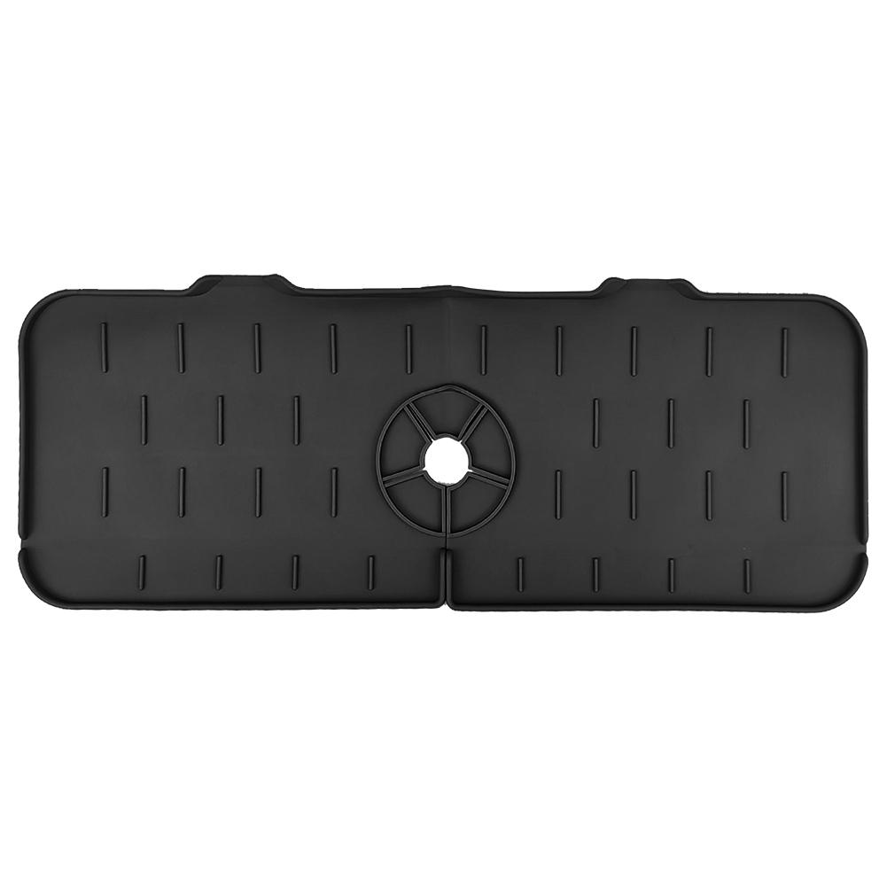 Faucet Splashproof Pad Anti-Spray Faucet Water Catcher Mat Non-Slip Faucet Handle Drip Catcher Tray for Kitchen Sink Accessories