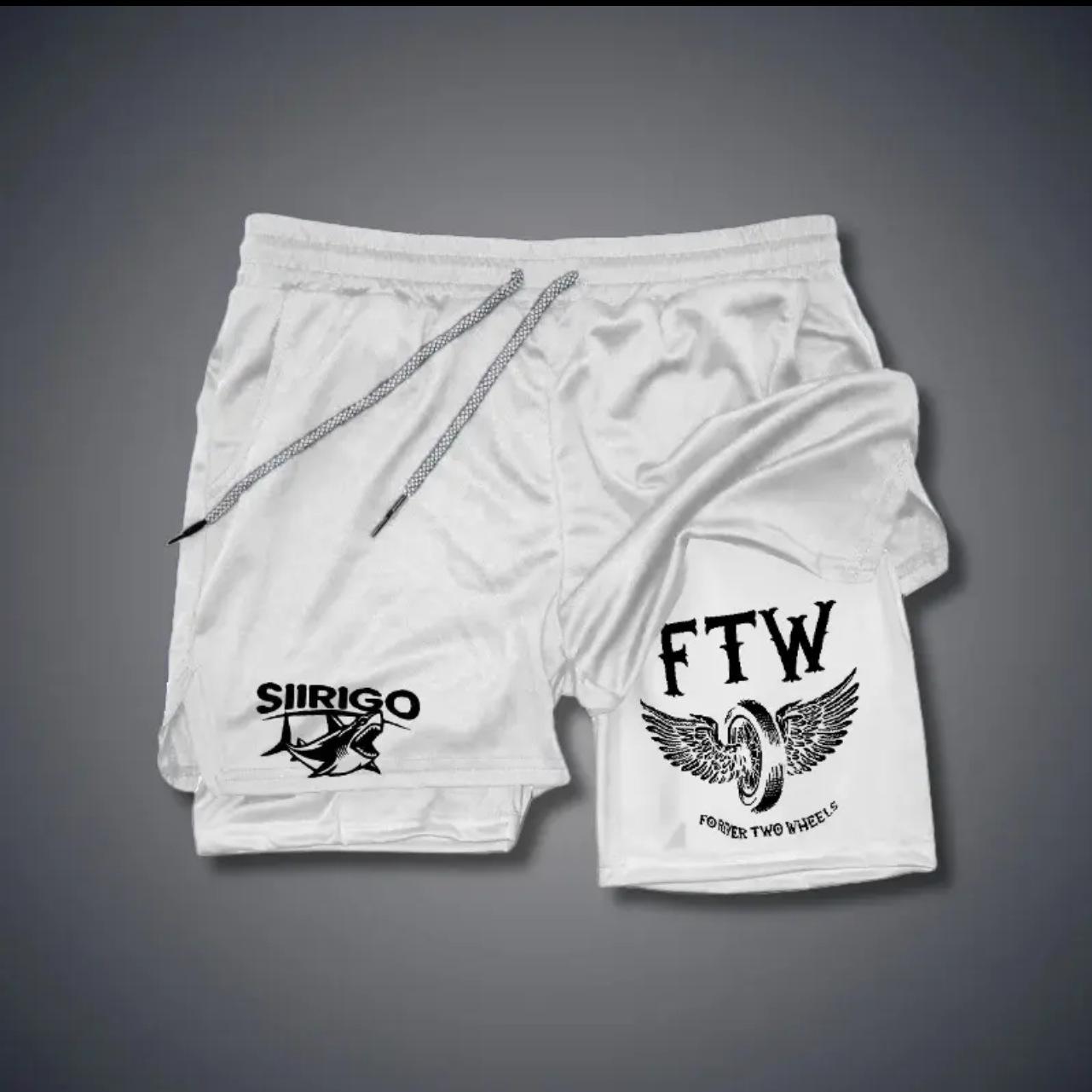 

Новые мужские летние тонкие двухслойные шорты «два в одном» для фитнеса, спорта и отдыха 3XL