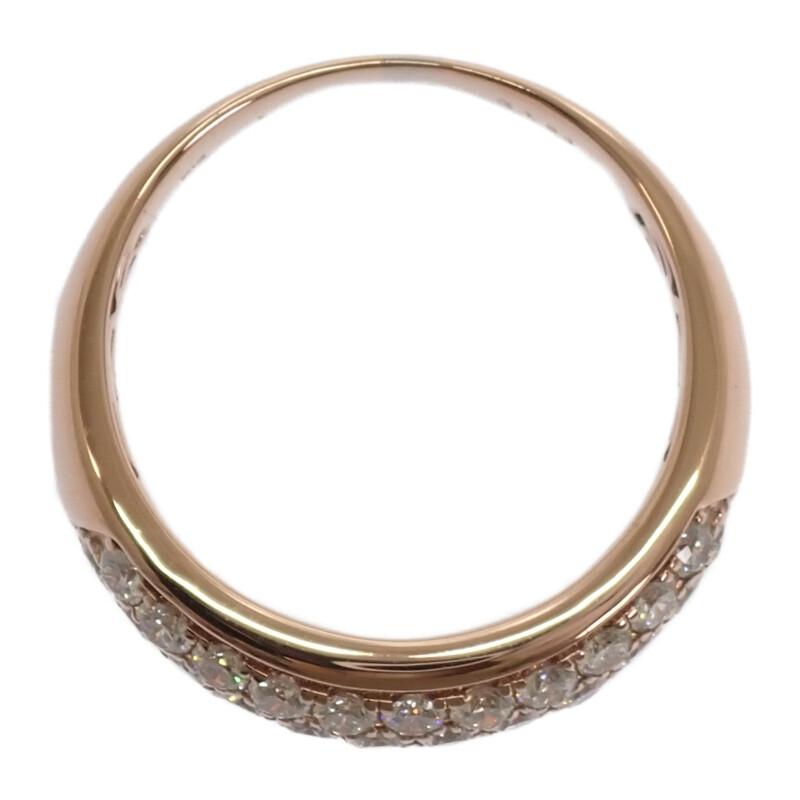 no brand  #14(JP Size) ring K18 Pink Gold Women