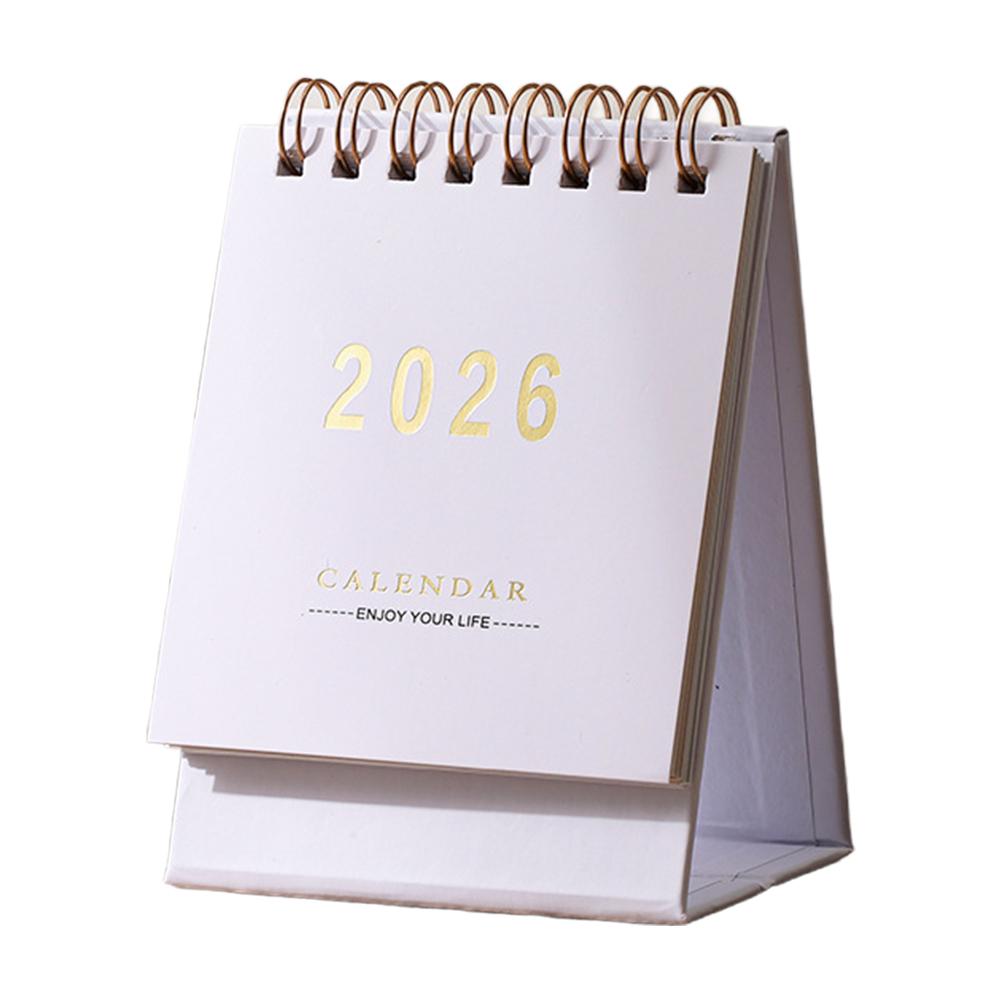 Mini Bureaukalender Jaar 2026, Staande Klap Kleine Kalender Maandelijkse Bureaukalender, Academische Jaarplanner voor Thuis Kantoor School