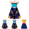 Kpop Demon Hunters Girl Dress With Cartoon Pleated Fabric For Children 110-160cm