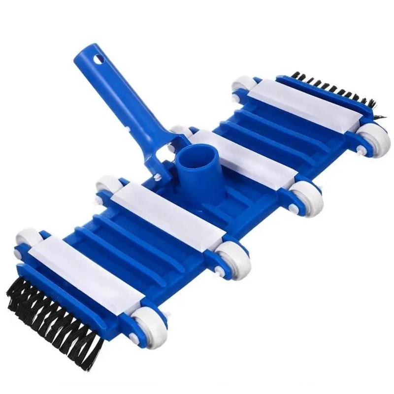 Pool Vacuum Head with Brush Swimming Pool Brush Suction Cleaning Equipment Accessories Portable Head Vaccum Cleaners Accessory