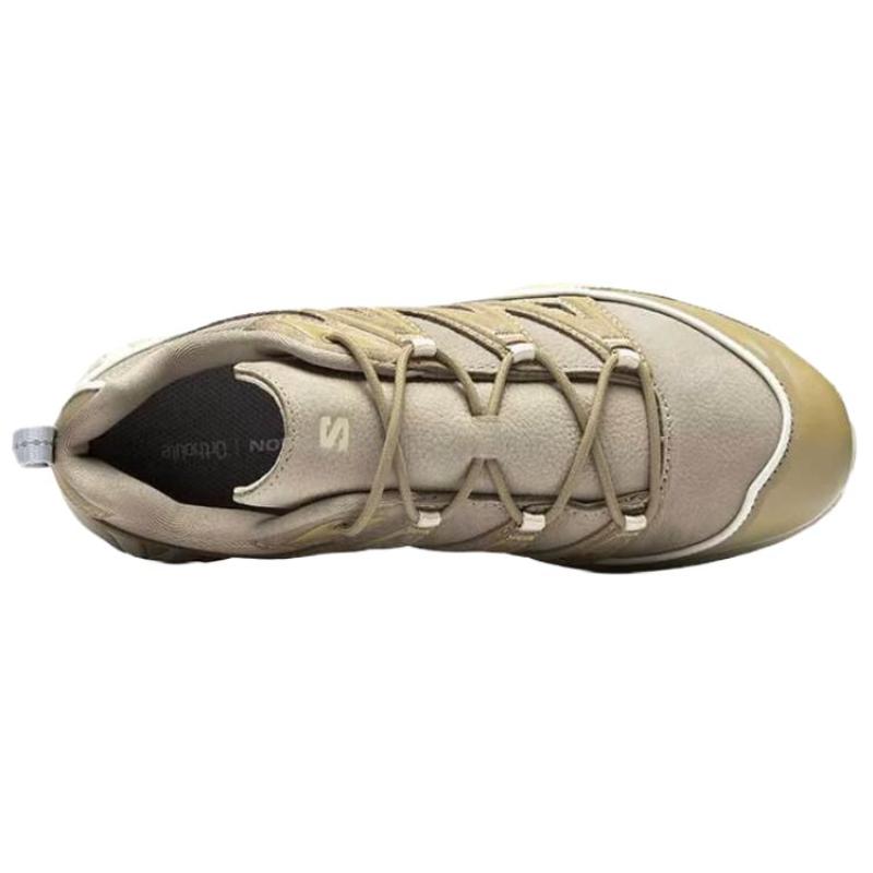 SALOMON XT 6 Shock Absorbers Slip Resistant Abrasion Resistant Low top Casual Shoes Unisex Brown Gray Apricot Greige Sneakers 475745