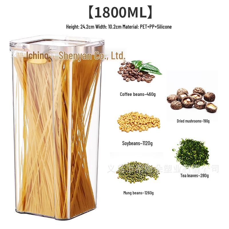Transparent Food-Grade Plastic Storage Jar for Soups