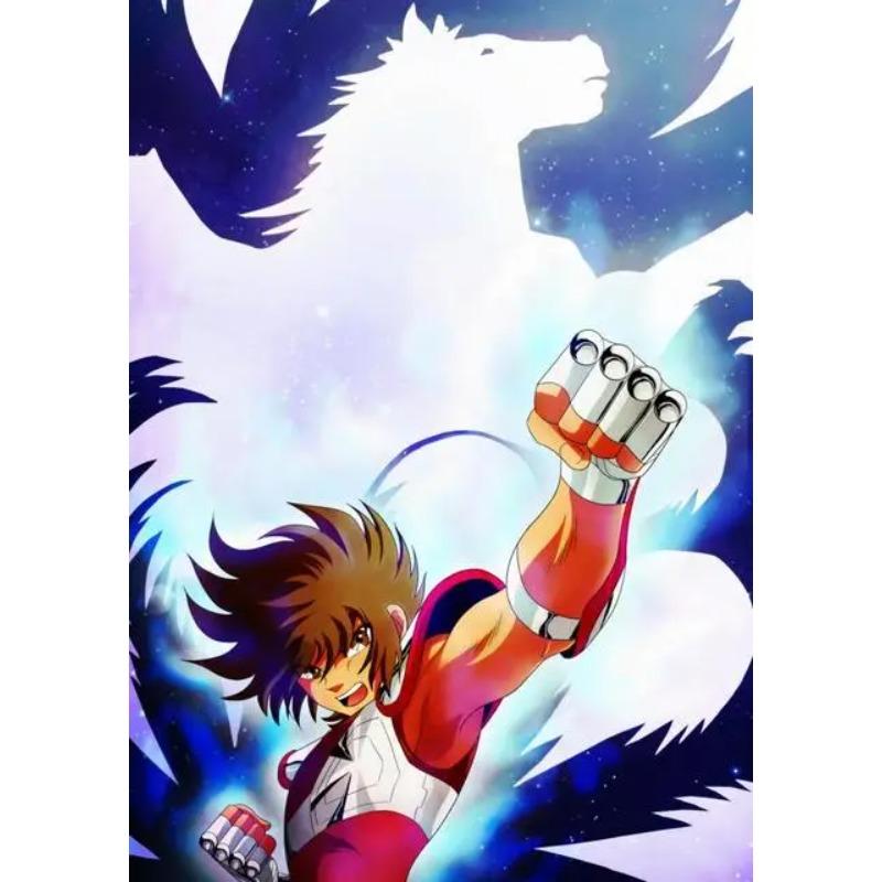 Klassische Anime Saint Seiya Poster Drucke Japan Cartoon Jungfrau Goldener Ritter Leinwandbild Wandkunst Bild Wohnzimmer Heimdekoration