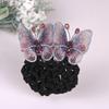 Hotel Butterfly Nurse Women Spring Clips Hairgrips Cover Net Korean Bun Snood Ponytail Clip