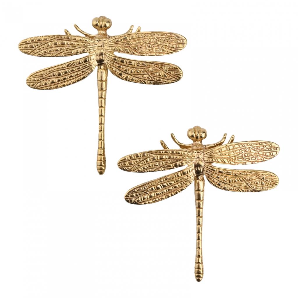 Trendy Brass Dragonfly Drawer Pulls for Enhancing Furniture Aesthetics