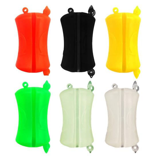 Fishing Rod Fixed Ball 3/4/6/12MM 4 Holes Portable Universal TPR Fishing Pole Holder Straps Fixing Clip Fly Fishing Accessories