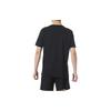 Li Ning Badminton Series Logo Print Quick-Dry Breathable Round Neck Short Sleeve T-Shirt Unisex Tops Black AHSU455-1