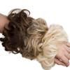 Hairdressing Hairband Elastic Band Curly Scrunchie Hair Bun Hair Extension Curly Messy Chignon