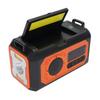 Emergency Radio Multi Function 12000mAh Solar Hand Crank AM FM WB Battery Powered with Cell Phone Ch
