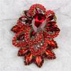 Rhinestone Brooch Pins for Women Shiny Boutique Decoration Badges Party Banquet Dress Gift