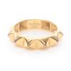 Used Rock Studs Ring Gold Plated Gold Used
