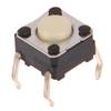 5Pcs 6*6*4.3Mm Light Touch Switch Mouse Push Button Tactile For Omron B3F
