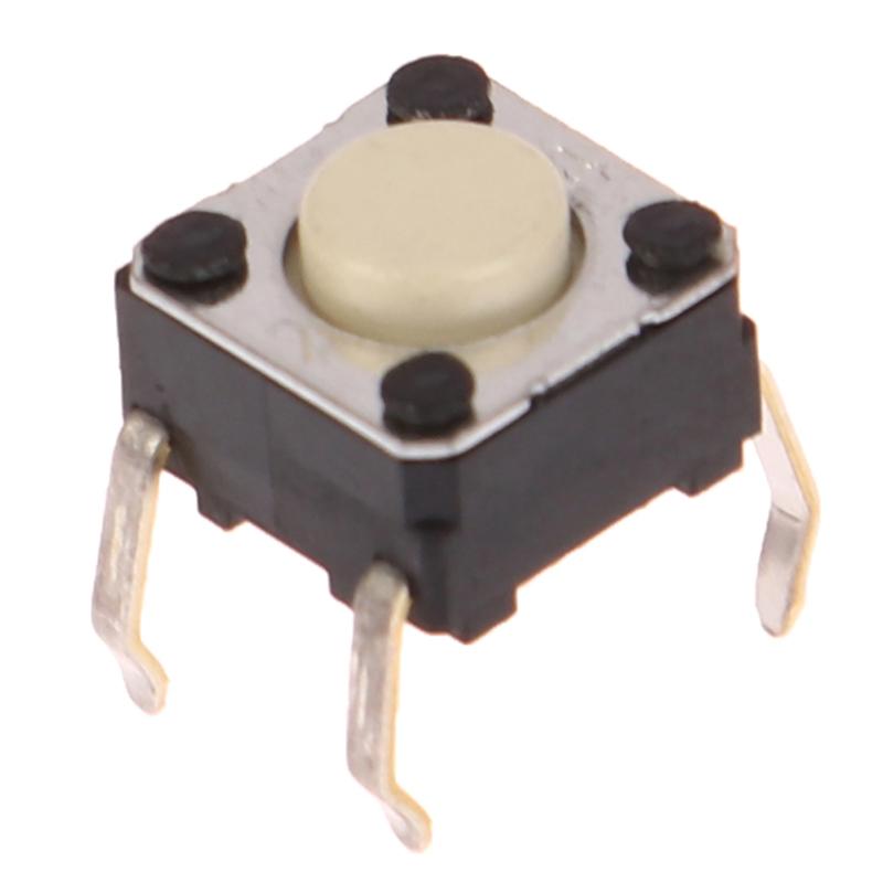 5Pcs 6*6*4.3Mm Light Touch Switch Mouse Push Button Tactile For Omron B3F