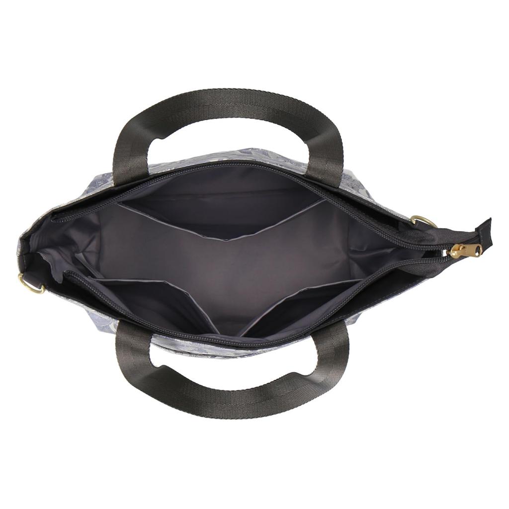 Intermode Made with Liberty Fabric Women's 2-Way Shoulder Bag, Gray (19305801, 19305801A)