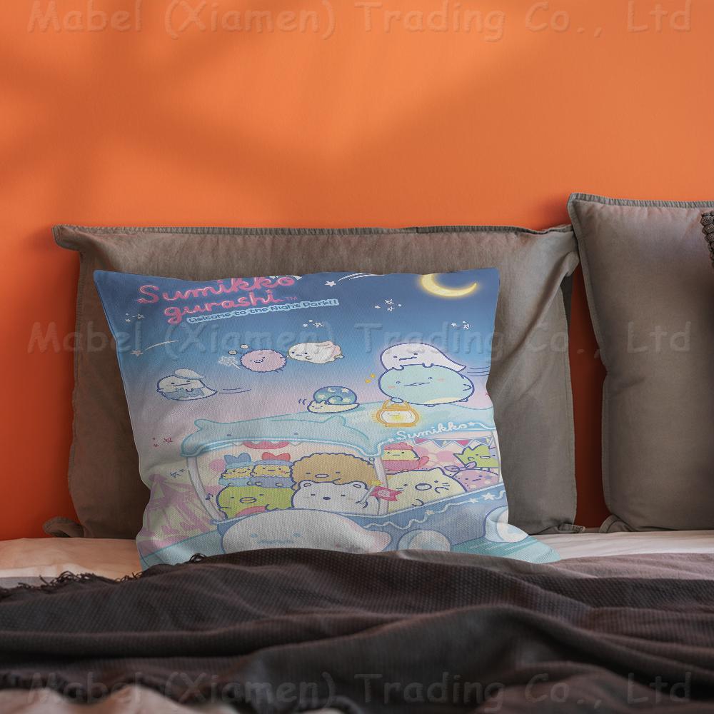 Japan Anime Sumikko Gurashi Pillow Gift Home Office Decoration Pillow Bedroom Sofa Car Cushion CoverPillow Case