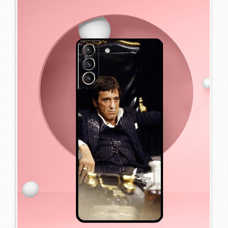 Scarface Al Pacino Tony Montana Case For Samsung Galaxy S25 Ultra S20 S21 S22 S23 S24 Plus S9 S10 S24 FE S25 FE Cover Funda