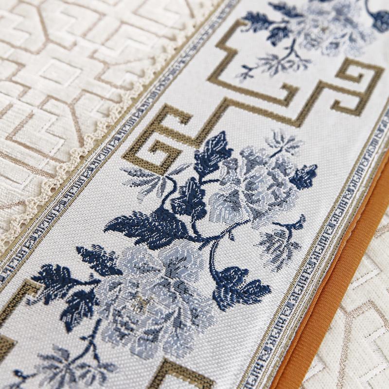 Four Seasons Universal New Chinese Chenille Jacquard Sofa Cushion Modern Simple Non-Slip Sofa Cushion Towel Cover