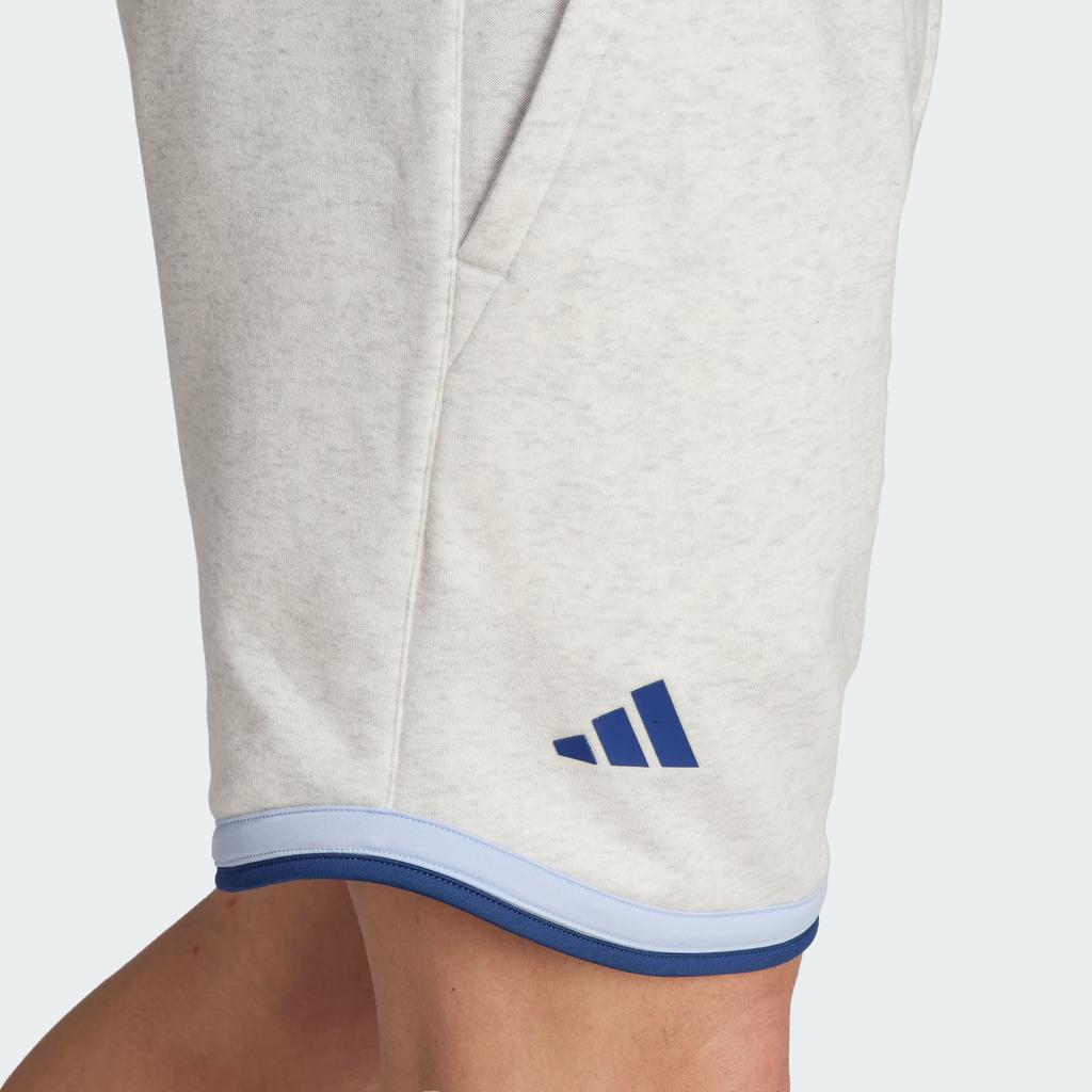 Adidas Clubhouse Premium Tennis Shorts Men Bottoms Mixed White IJ4921