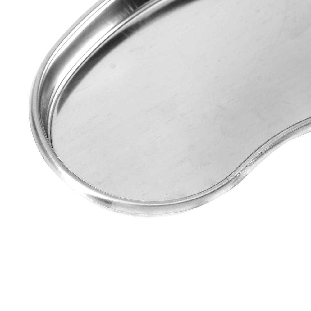 1pc Stainless Steel Kidney Shaped Curved Tray Medical Dental Surgical Use