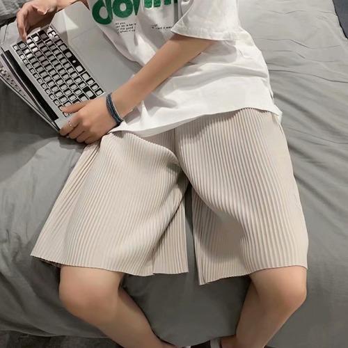 

Летние повседневные шорты мужские Stranght Loose Short Homme Solid Elastic Waist Harajuku Streetwear мужские шорты новая брендовая одежда L хаки