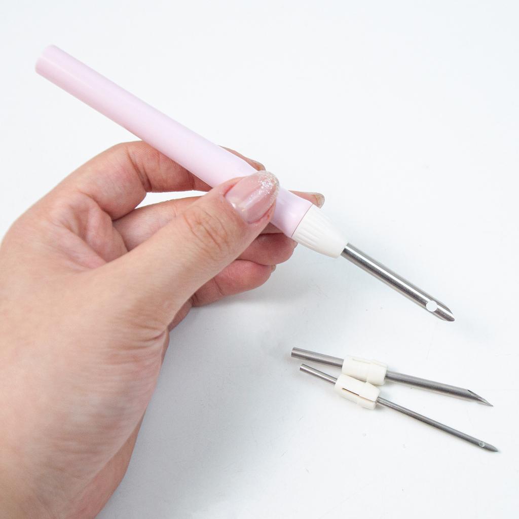 Beginner Punch Needle Embroidery Kits Adjustable Embroidery Hoop Punch Needle Cloth for Embroidery Cross Stitching