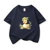Duck And Flowers Graphic Tee Kids 100 Cotton Crew Neck Muticolor T Shirt Short Sleeve Breathable Tops For Boys Girls Children