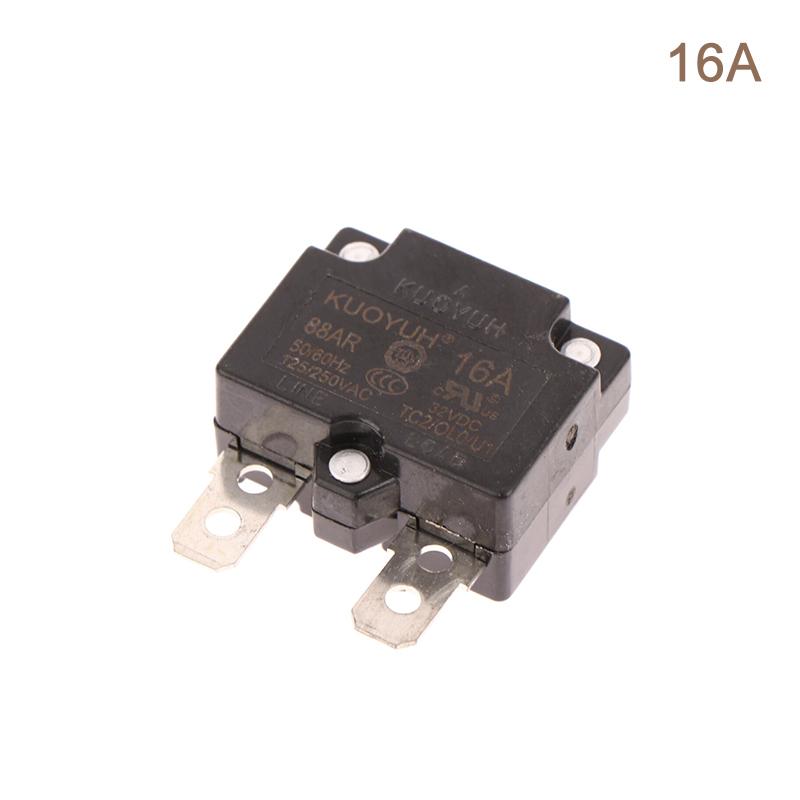 1Pc  88Ar 3A 4A 5A 7A 8A 10A 15A 20A 25A Automatic Reset Circuit Breaker Overload Switch Over Current Protector